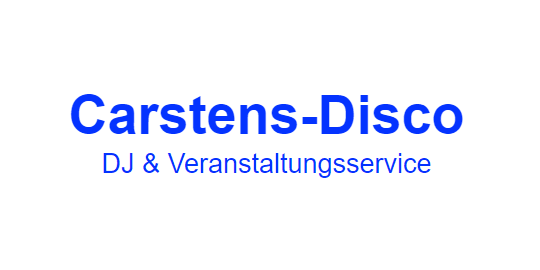 Carstens Disco – DJ & Veranstaltungsservice (Inklusionspartnerin)